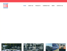 Tablet Screenshot of keyser.com.sg